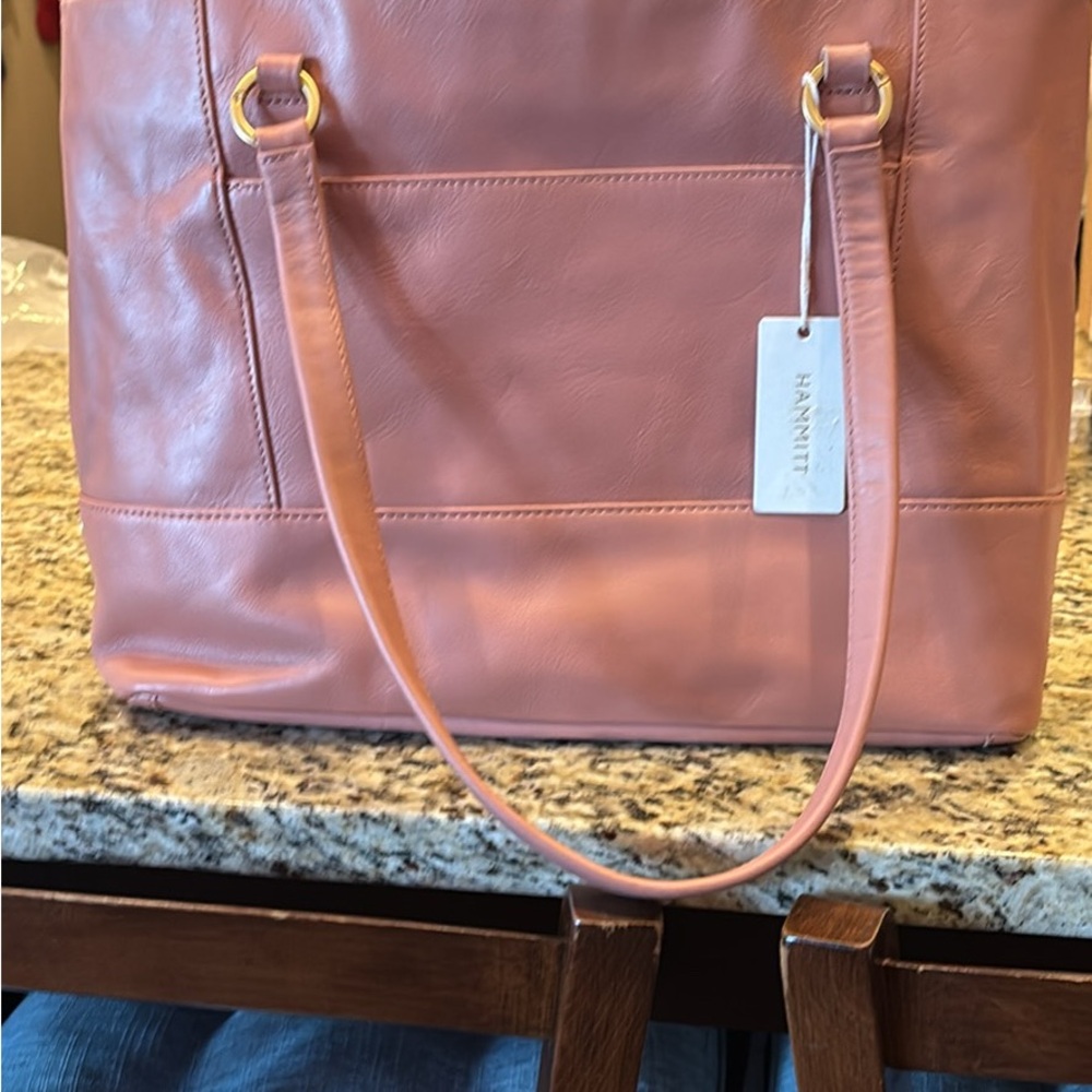 New with tags Hammitt Pink Leather Tote/purse Bag! Will fit laptop. Gorgeous.
